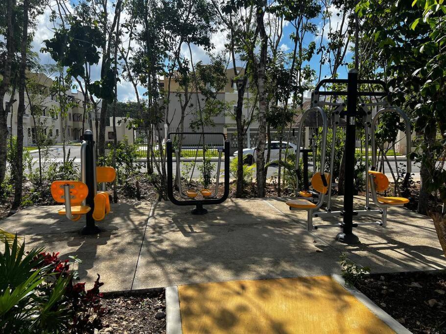 Angels Beach Condo Con Piscina, Parking Y Parque Playa del Carmen Exterior foto